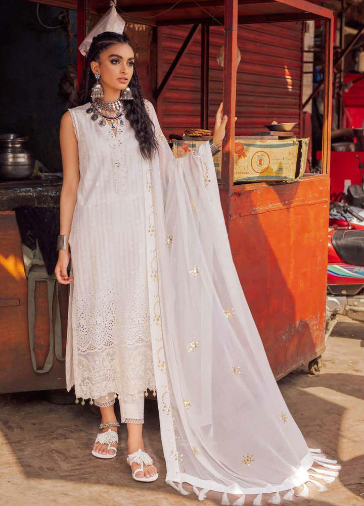 Bazaar By Nureh Embroidered Lawn Suits Unstitched 3 Piece NU22B NS-43 - Festive Collection