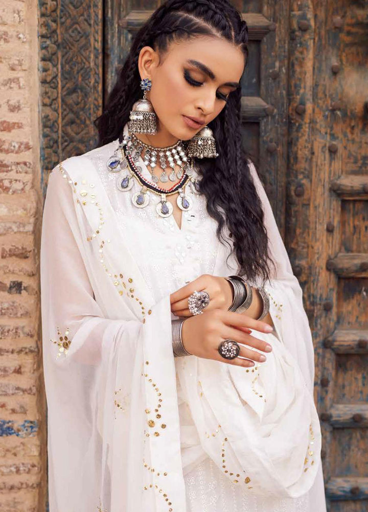 Bazaar By Nureh Embroidered Lawn Suits Unstitched 3 Piece NU22B NS-43 - Festive Collection