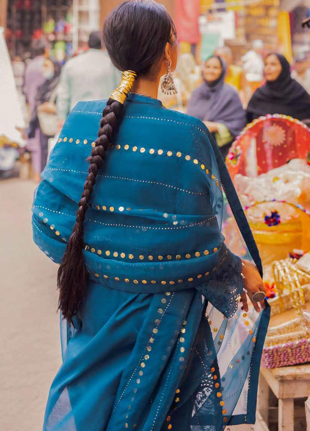 Bazaar By Nureh Embroidered Lawn Suits Unstitched 3 Piece NU22B NS-46 - Festive Collection