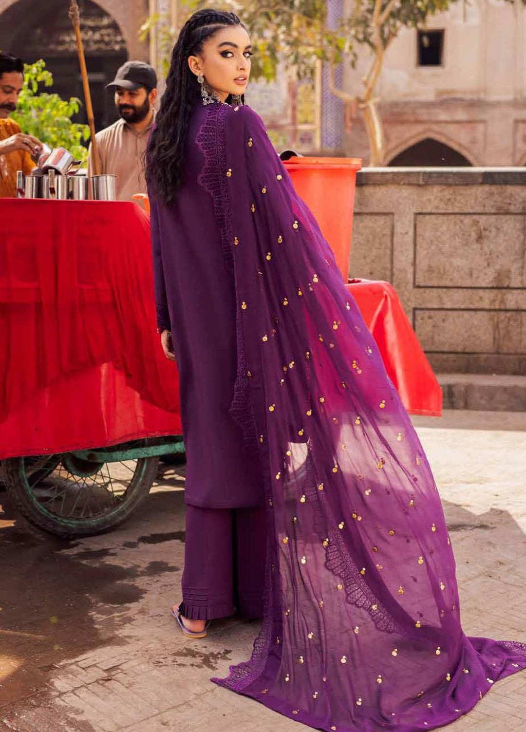 Bazaar By Nureh Embroidered Lawn Suits Unstitched 3 Piece NU22B NS-47 - Festive Collection