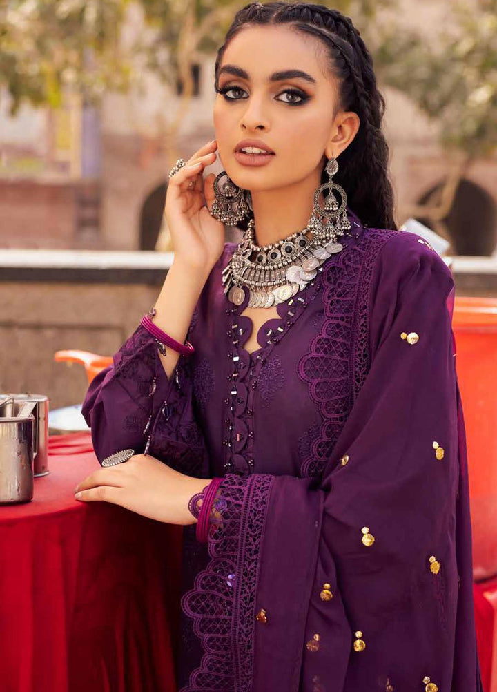 Bazaar By Nureh Embroidered Lawn Suits Unstitched 3 Piece NU22B NS-47 - Festive Collection