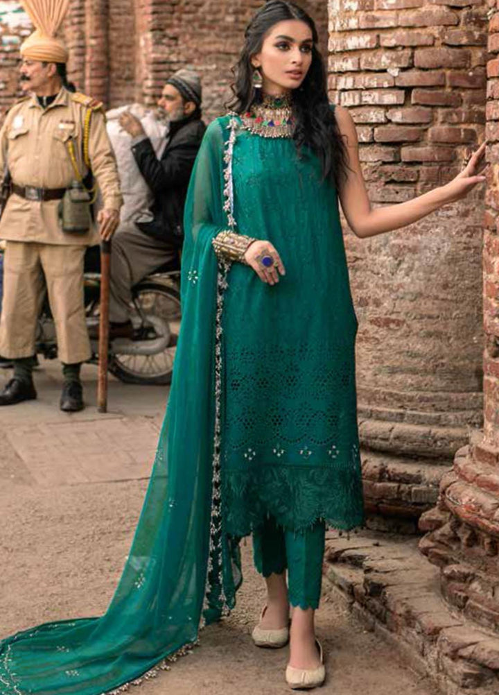 Bazaar By Nureh Embroidered Lawn Suits Unstitched 3 Piece NU22B NS-23 Bahar - Summer Collection