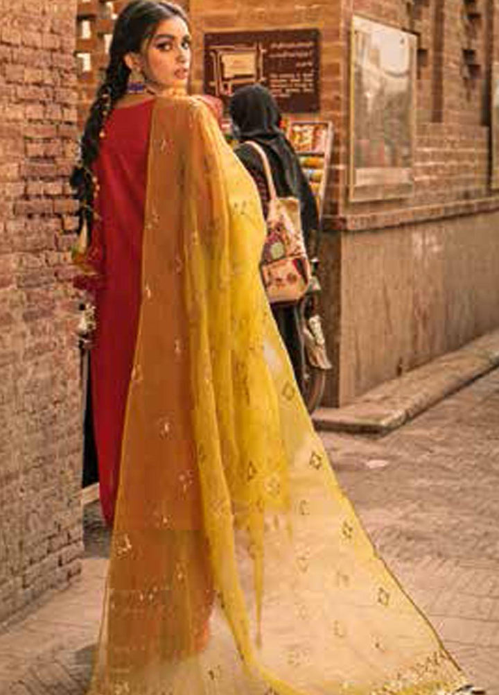 Bazaar By Nureh Embroidered Lawn Suits Unstitched 3 Piece NU22B NS-24 Minha - Summer Collection