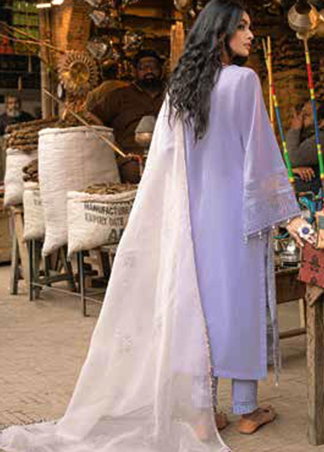 Bazaar By Nureh Embroidered Lawn Suits Unstitched 3 Piece NU22B NS-25 Hayat - Summer Collection