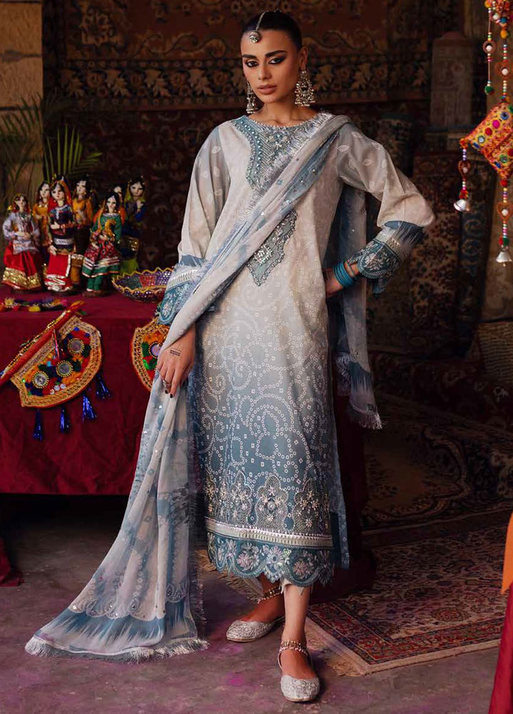 Bazaar By Nureh Embroidered Lawn Suits Unstitched 3 Piece NU24BE NS-130 - Summer Collection