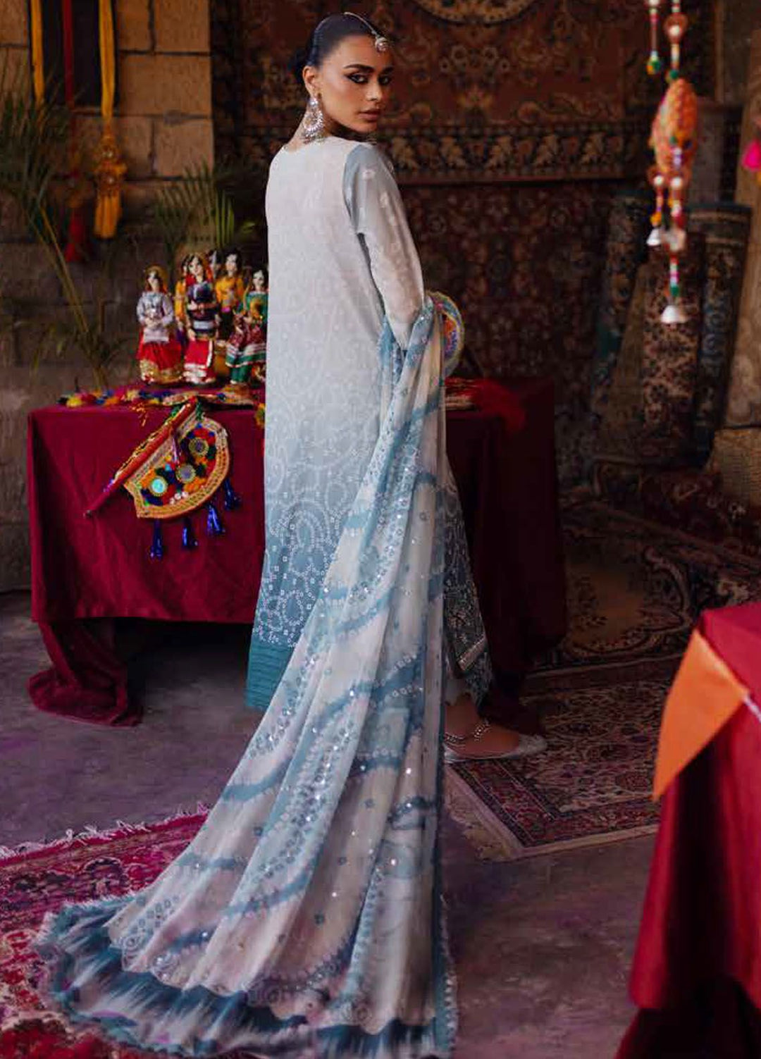 Bazaar By Nureh Embroidered Lawn Suits Unstitched 3 Piece NU24BE NS-130 - Summer Collection