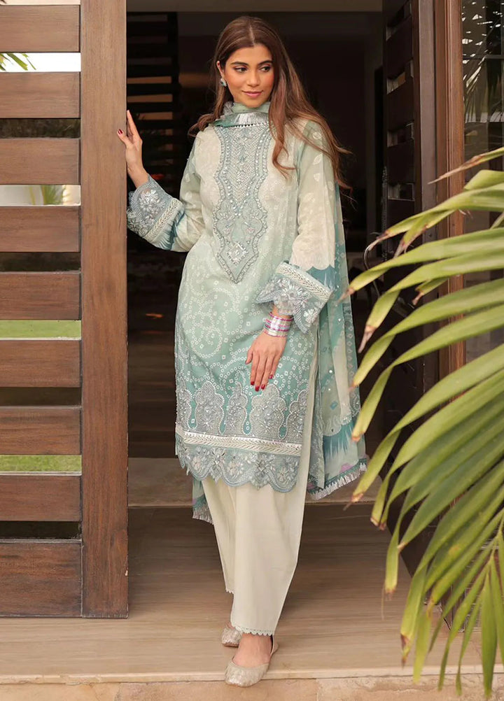 Bazaar By Nureh Embroidered Lawn Suits Unstitched 3 Piece NU24BE NS-130 - Summer Collection