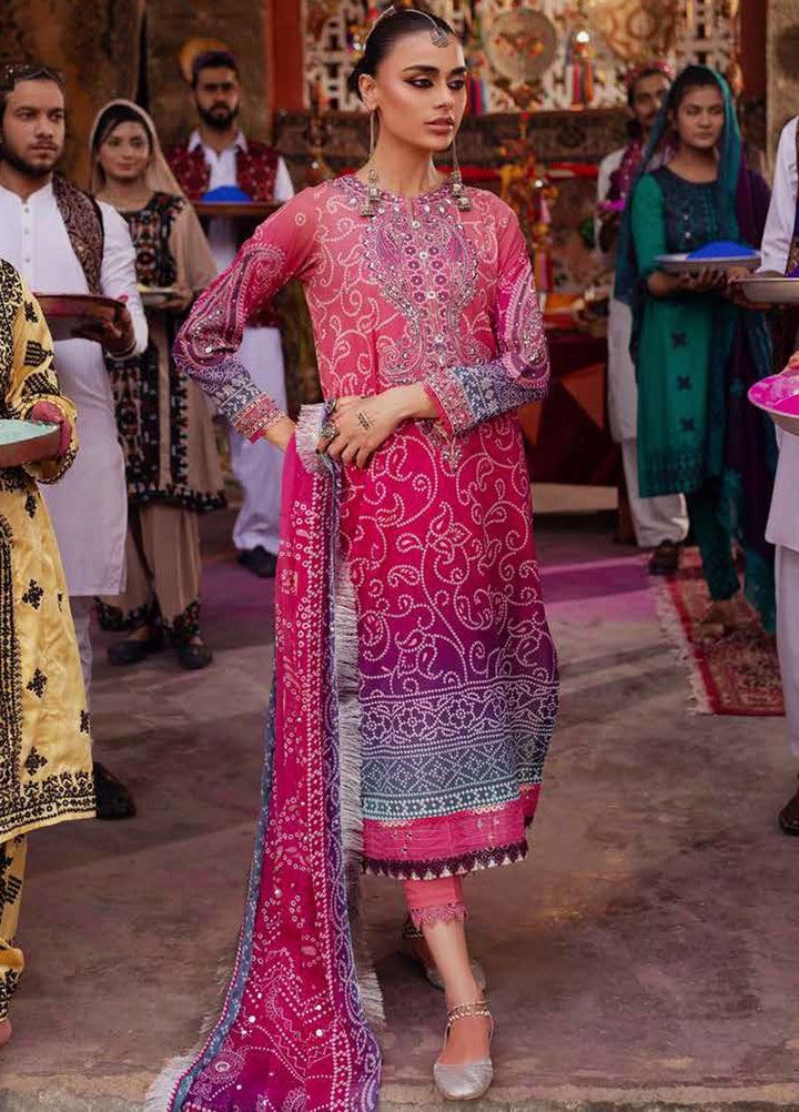Bazaar By Nureh Embroidered Lawn Suits Unstitched 3 Piece NU24BE NS-131 - Summer Collection