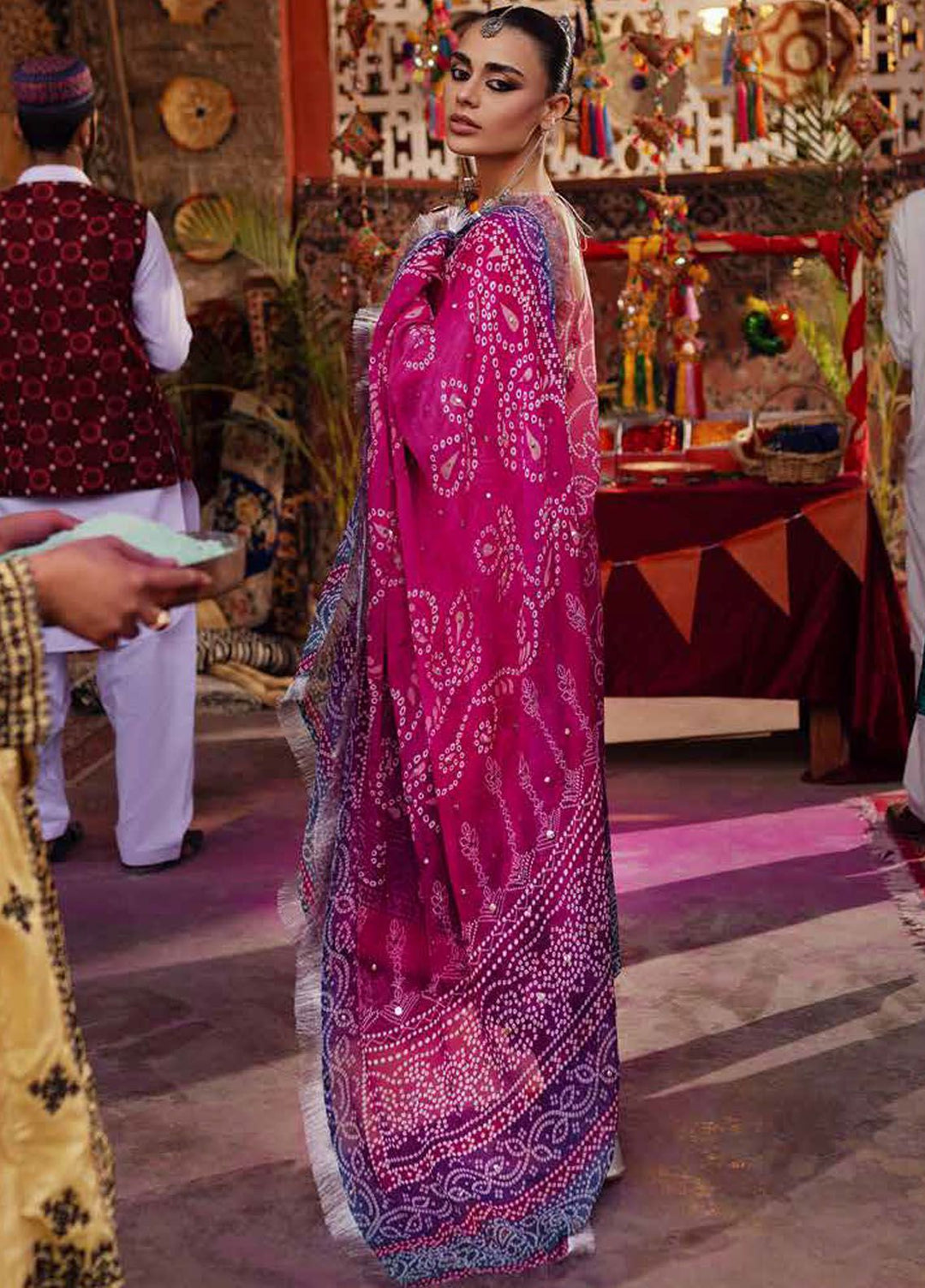 Bazaar By Nureh Embroidered Lawn Suits Unstitched 3 Piece NU24BE NS-131 - Summer Collection