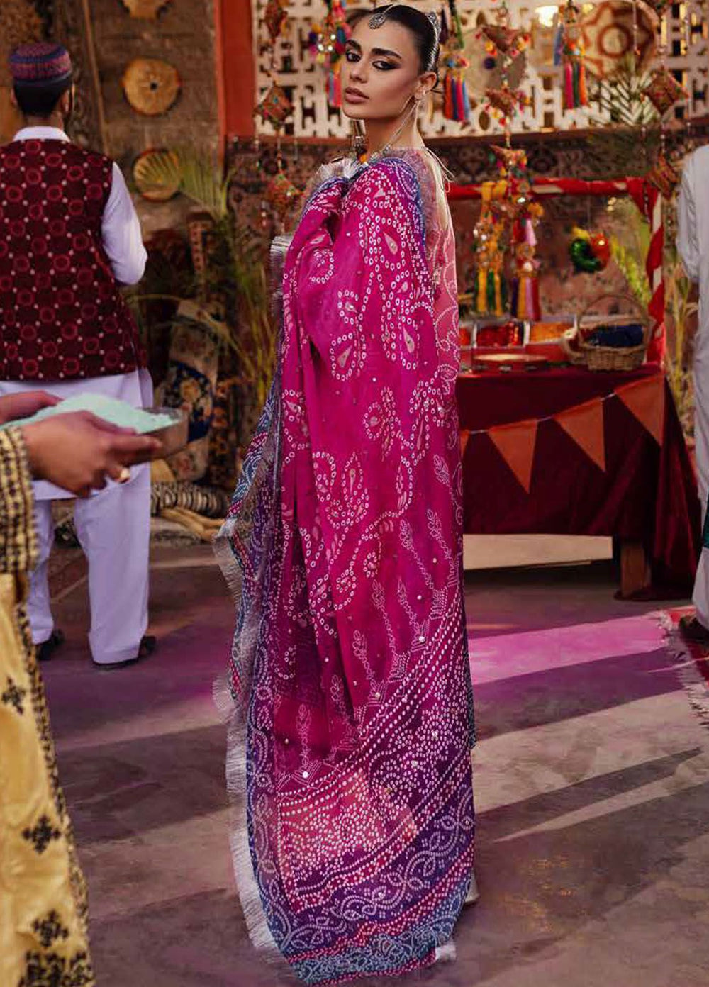 Bazaar By Nureh Embroidered Lawn Suits Unstitched 3 Piece NU24BE NS-131 - Summer Collection