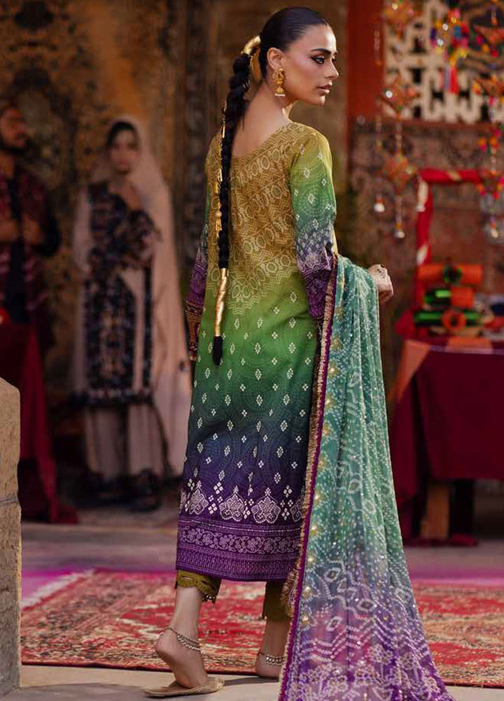 Bazaar By Nureh Embroidered Lawn Suits Unstitched 3 Piece NU24BE NS-132 - Summer Collection