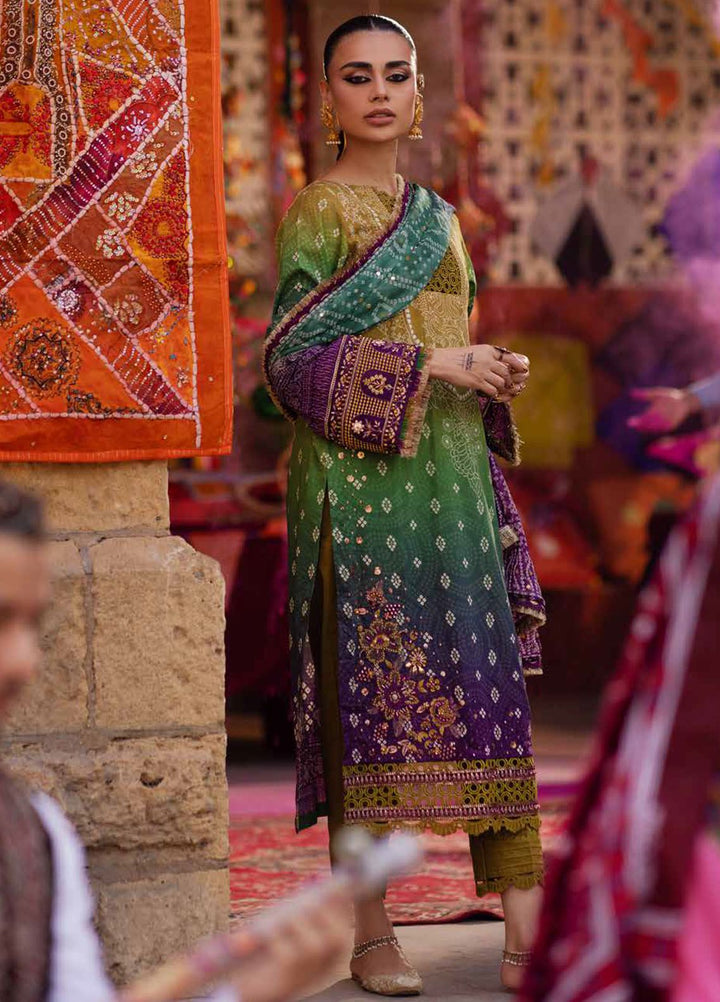 Bazaar By Nureh Embroidered Lawn Suits Unstitched 3 Piece NU24BE NS-132 - Summer Collection