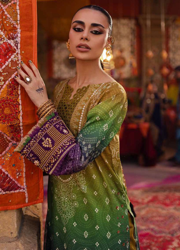 Bazaar By Nureh Embroidered Lawn Suits Unstitched 3 Piece NU24BE NS-132 - Summer Collection