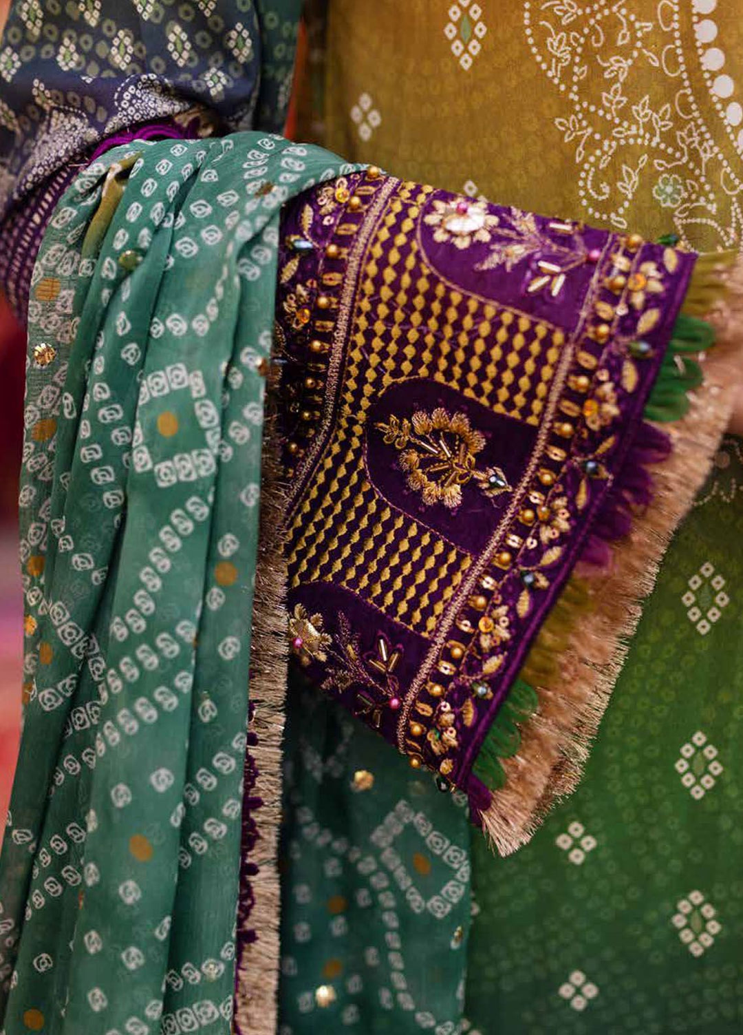 Bazaar By Nureh Embroidered Lawn Suits Unstitched 3 Piece NU24BE NS-132 - Summer Collection