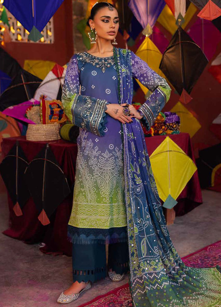 Bazaar By Nureh Embroidered Lawn Suits Unstitched 3 Piece NU24BE NS-133 - Summer Collection