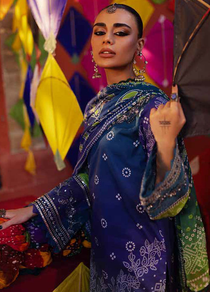 Bazaar By Nureh Embroidered Lawn Suits Unstitched 3 Piece NU24BE NS-133 - Summer Collection