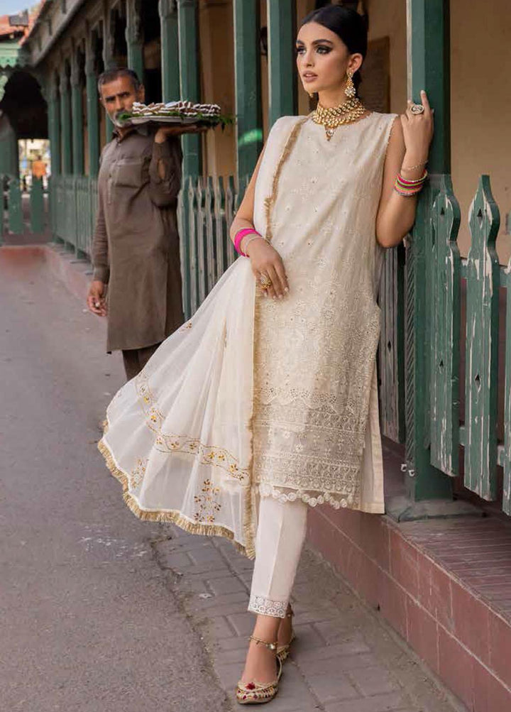 Bazaar By Nureh Embroidered Lawn Suits Unstitched 3 Piece NU22BF NS-49 - Festive Collection