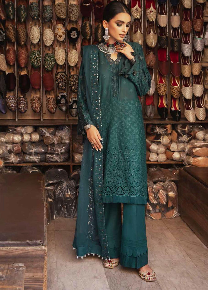 Bazaar By Nureh Embroidered Lawn Suits Unstitched 3 Piece NU22BF NS-50 - Festive Collection