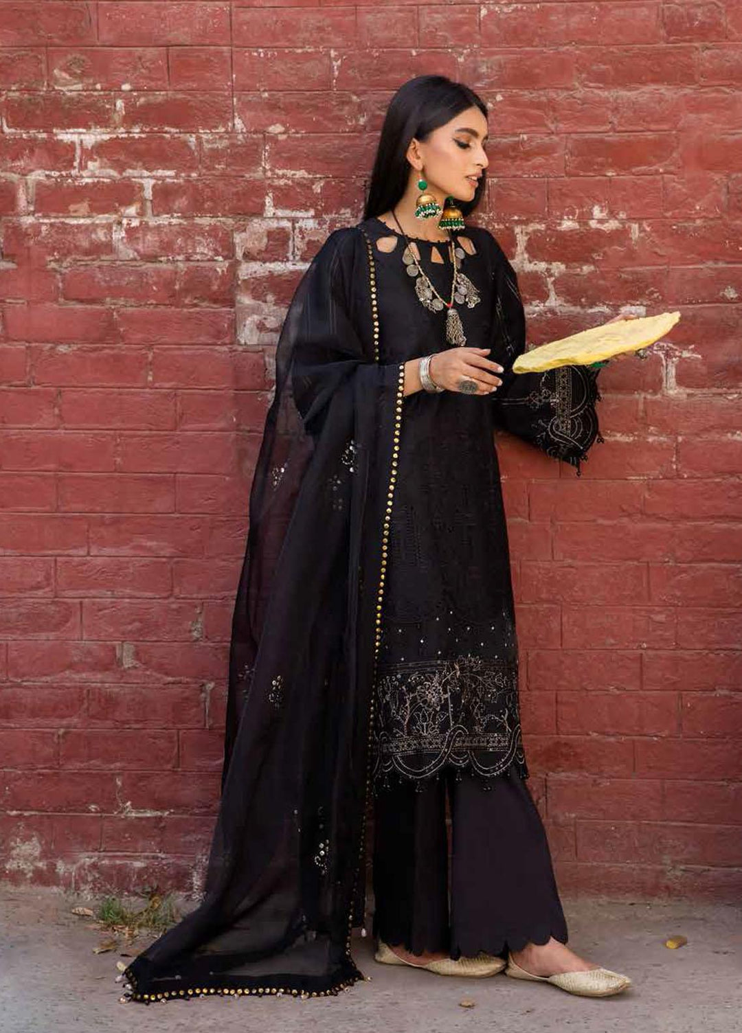 Bazaar By Nureh Embroidered Lawn Suits Unstitched 3 Piece NU22BF NS-53 - Festive Collection