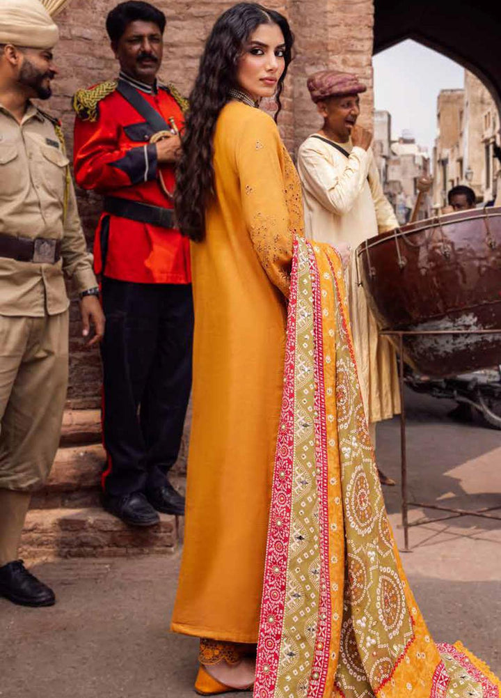 Bazaar By Nureh Embroidered Chikankari Khaddar Suits Unstitched 4 Piece NU23BCK NE-49 - Winter Collection