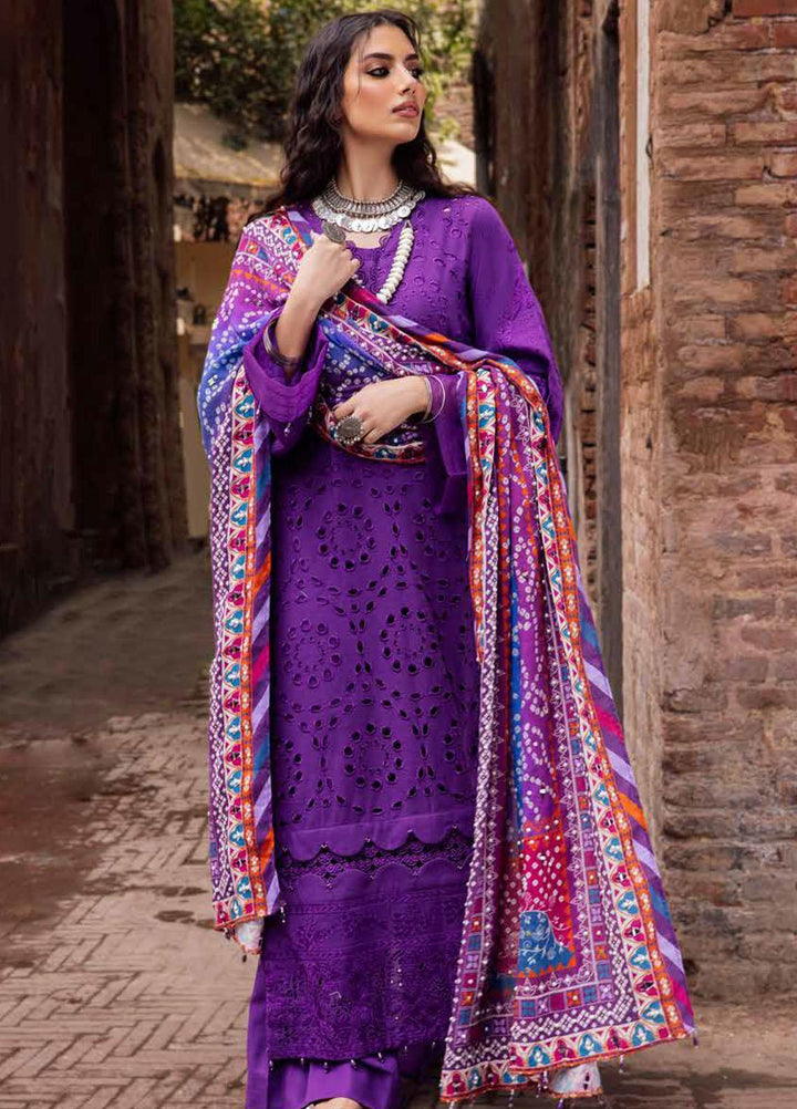 Bazaar By Nureh Embroidered Chikankari Khaddar Suits Unstitched 4 Piece NU23BCK NE-50 - Winter Collection