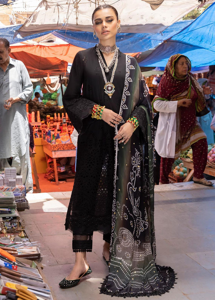 Bazaar By Nureh Embroidered Chikankari Lawn Suits Unstitched 3 Piece NU23CM NDS-89 - Festive Collection