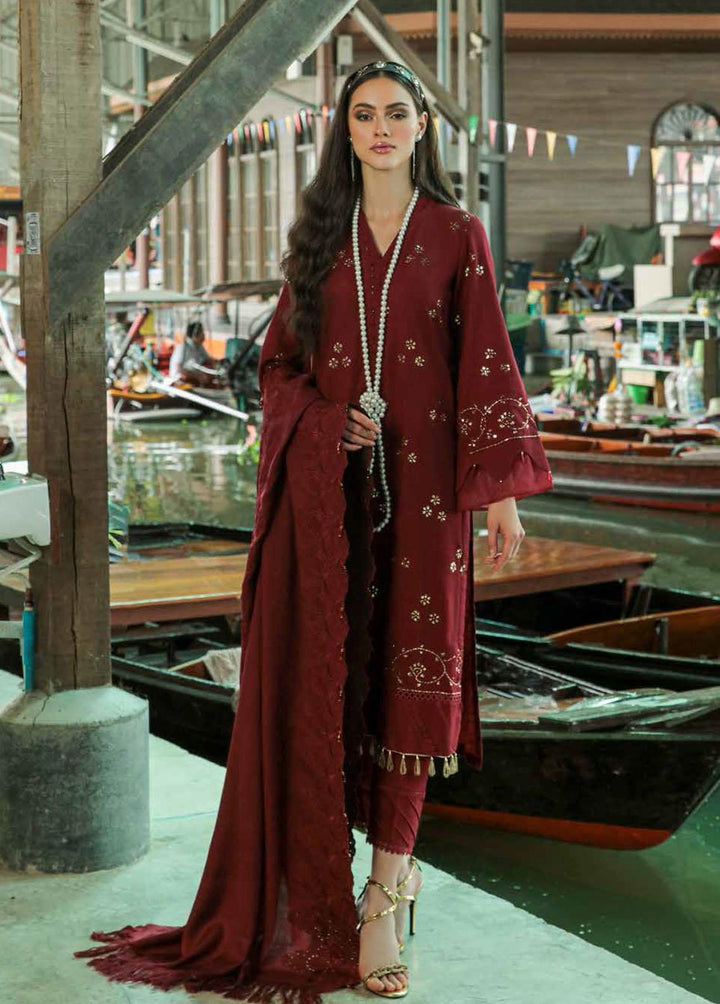 Bazaar By Nureh Embroidered Khaddar Suits Unstitched 3 Piece NU22BM NW-74 - Winter Collection