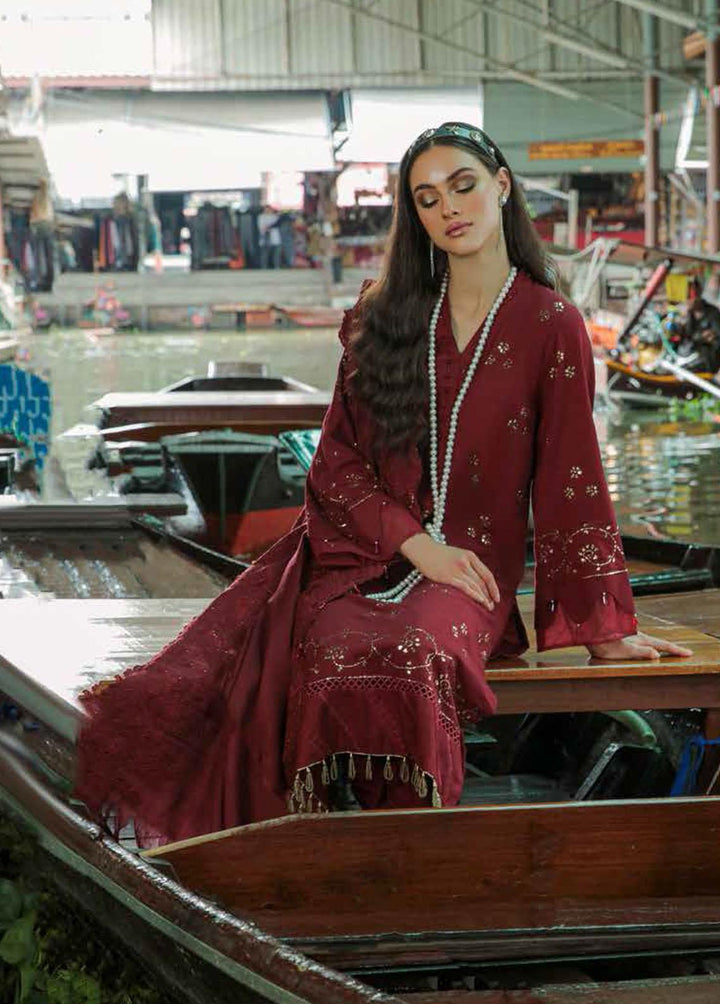Bazaar By Nureh Embroidered Khaddar Suits Unstitched 3 Piece NU22BM NW-74 - Winter Collection
