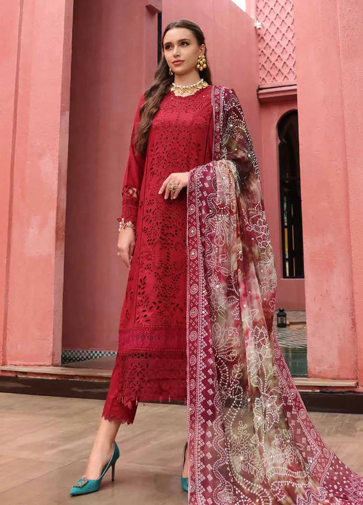 Bazar by Nureh Embroidered Lawn Suit Unstitched 4 Piece NU25BS NE-109 - Summer Collection