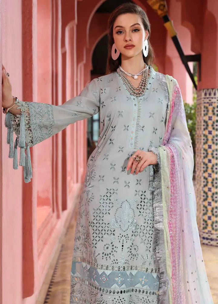Bazar by Nureh Embroidered Lawn Suit Unstitched 4 Piece NU25BS NE-111 - Summer Collection