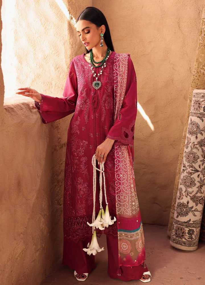 Bazar by Nureh Embroidered Lawn Suits Unstitched 3 Piece NU25BD NE-158 - Summer Collection