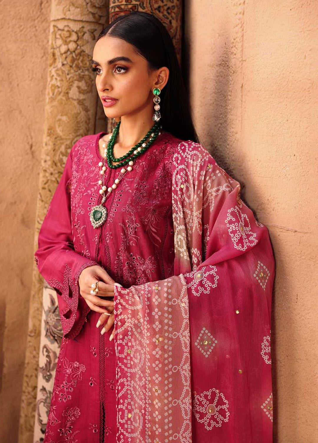 Bazar by Nureh Embroidered Lawn Suits Unstitched 3 Piece NU25BD NE-158 - Summer Collection