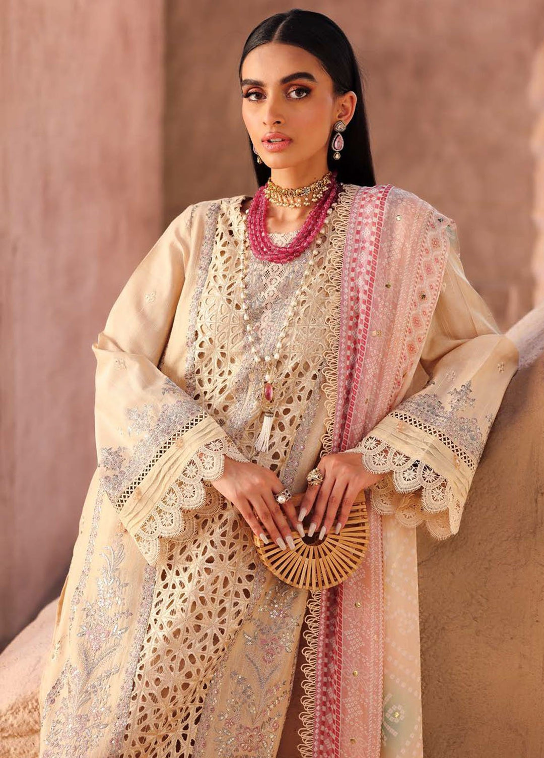 Bazar by Nureh Embroidered Lawn Suits Unstitched 3 Piece NU25BD NE-159 - Summer Collection