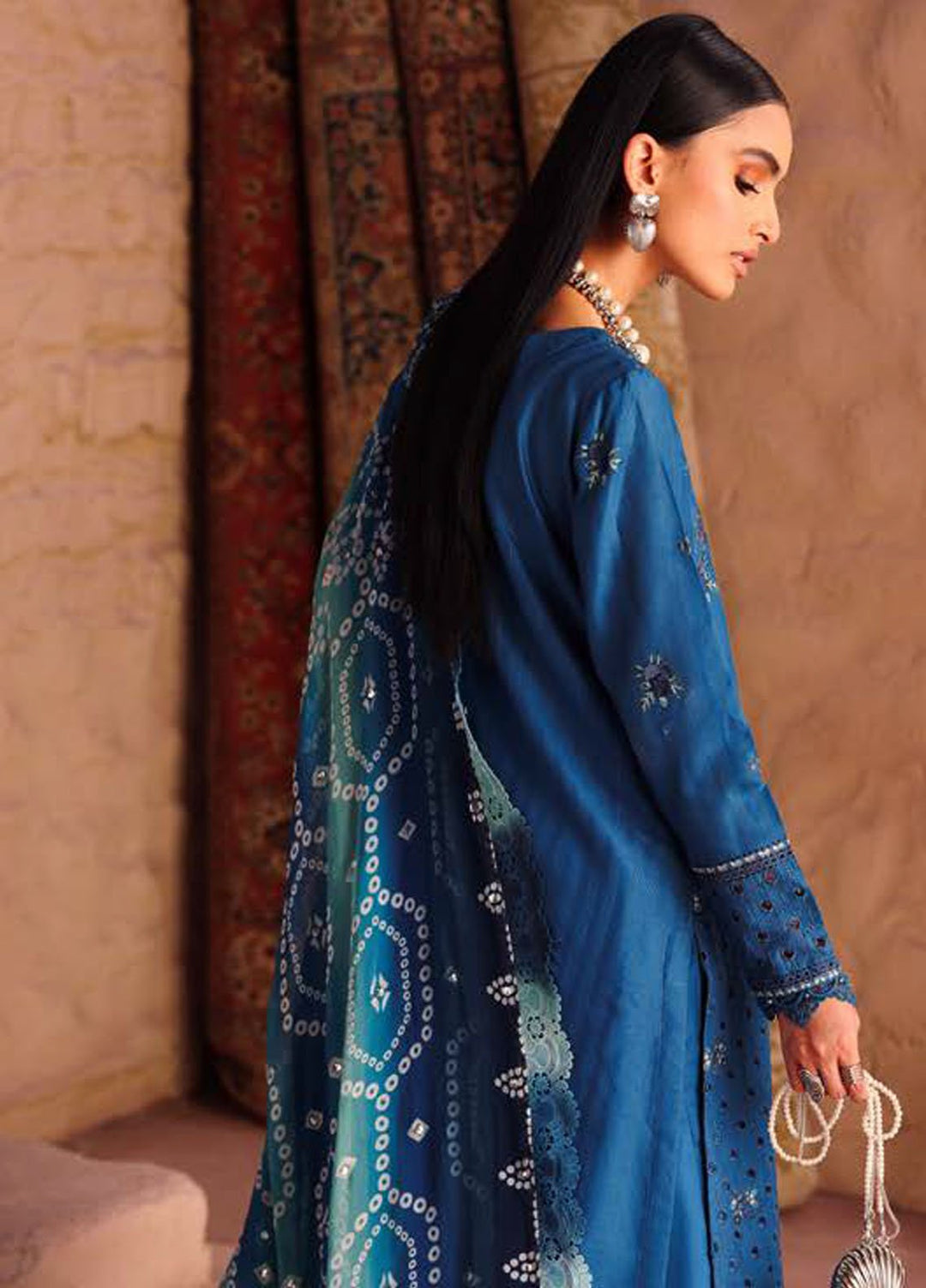 Bazar by Nureh Embroidered Lawn Suits Unstitched 3 Piece NU25BD NE-160 - Summer Collection