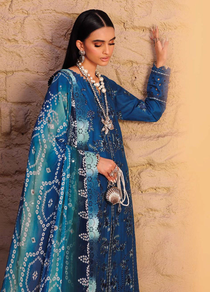 Bazar by Nureh Embroidered Lawn Suits Unstitched 3 Piece NU25BD NE-160 - Summer Collection