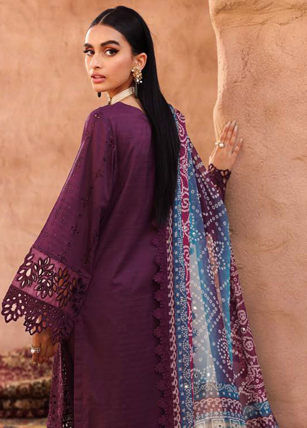 Bazar by Nureh Embroidered Lawn Suits Unstitched 3 Piece NU25BD NE-161 - Summer Collection