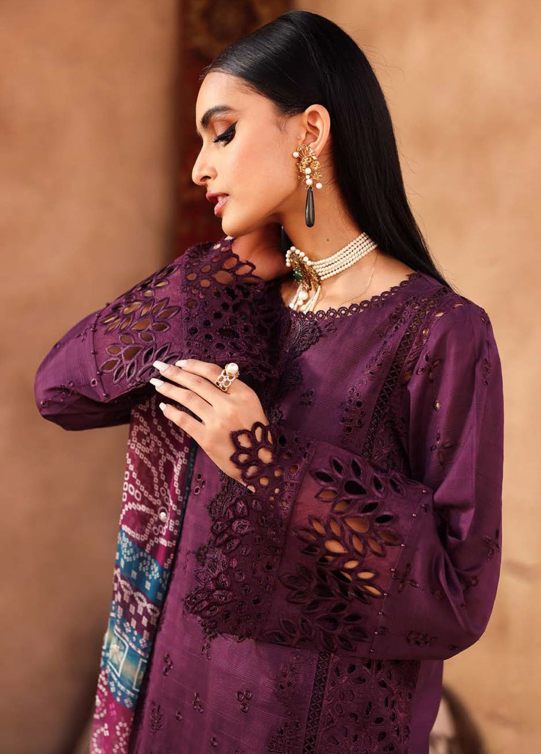 Bazar by Nureh Embroidered Lawn Suits Unstitched 3 Piece NU25BD NE-161 - Summer Collection