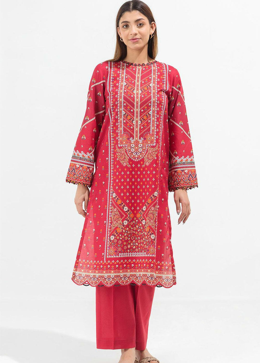 Beechtree Printed Lawn  Unstitched Kurties BT22SS BT1S22U07 - Summer Collection