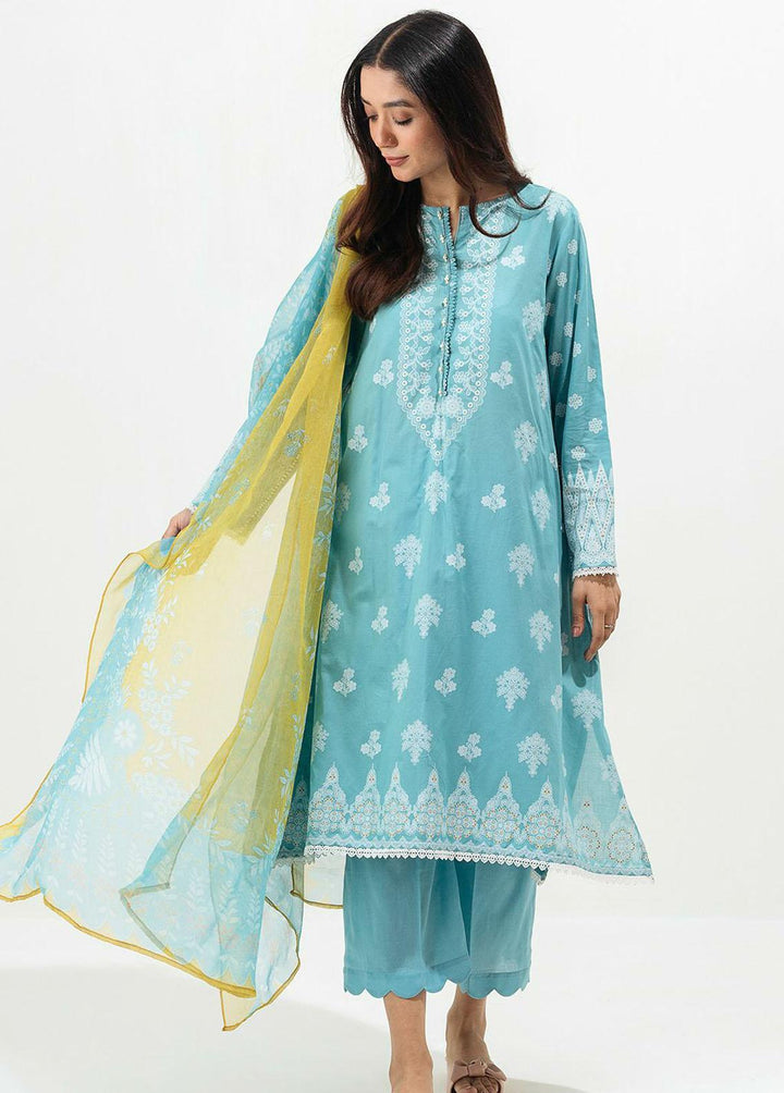 Beechtree Printed Lawn Suits Unstitched 2 Piece BT22SS BT1S22U19 - Summer Collection