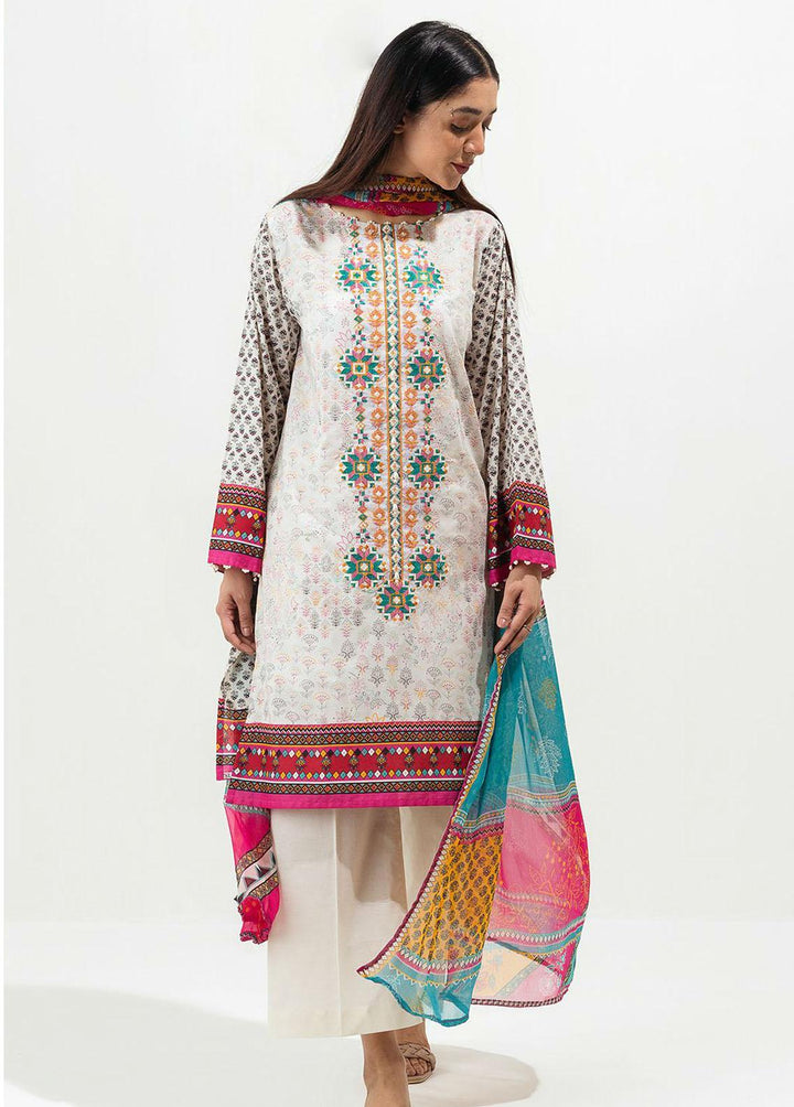 Beechtree Printed Lawn Suits Unstitched 2 Piece BT22SS BT1S22U21 - Summer Collection