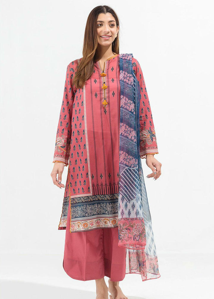 Beechtree Printed Lawn Suits Unstitched 2 Piece BT22SS BT1S22U22 - Summer Collection