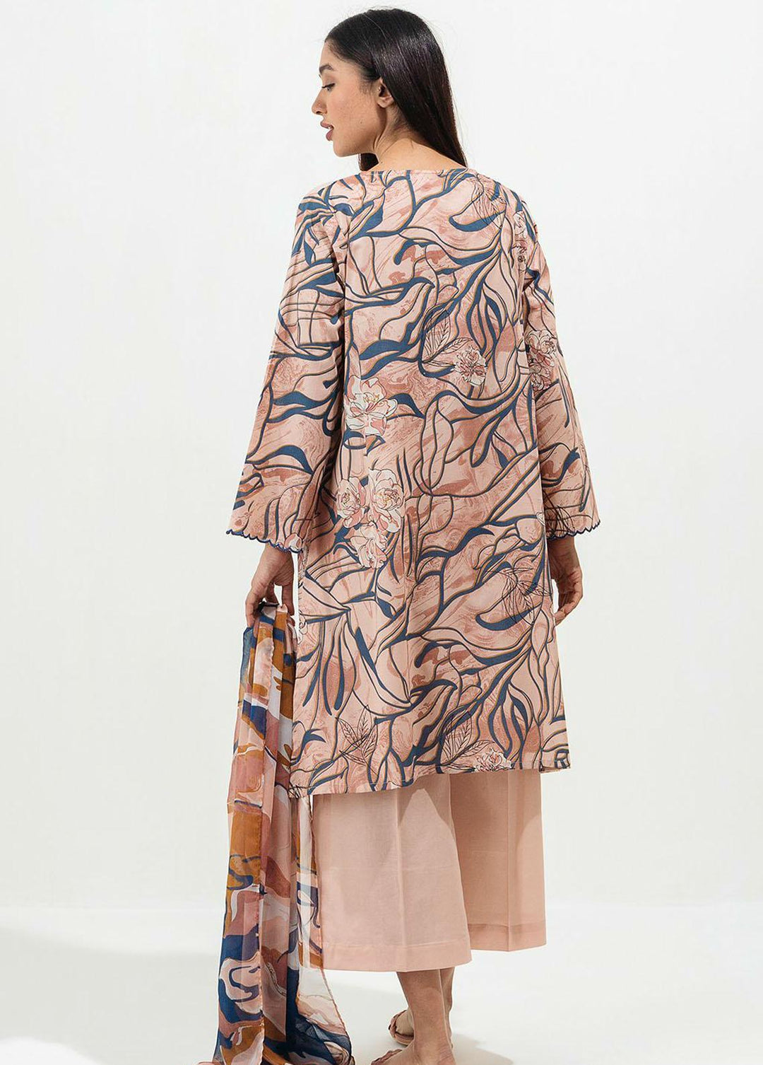 Beechtree Printed Lawn Suits Unstitched 2 Piece BT22SS BT1S22U23 - Summer Collection