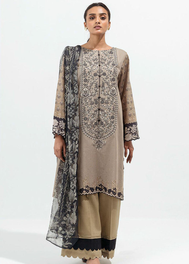 Beechtree Printed Lawn Suits Unstitched 2 Piece BT22SS BT1S22U27 - Summer Collection