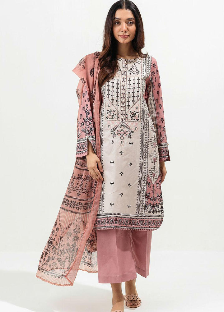 Beechtree Printed Lawn Suits Unstitched 2 Piece BT22SS BT1S22U29 - Summer Collection