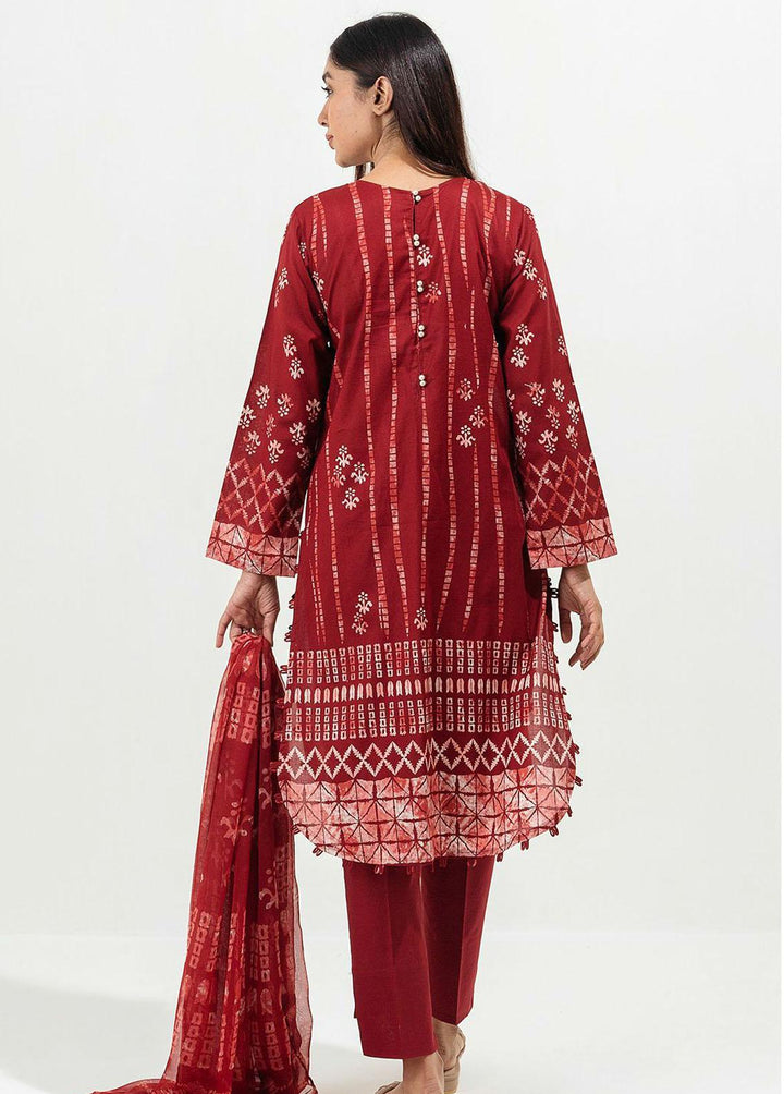 Beechtree Printed Lawn Suits Unstitched 2 Piece BT22SS BT1S22U30 - Summer Collection