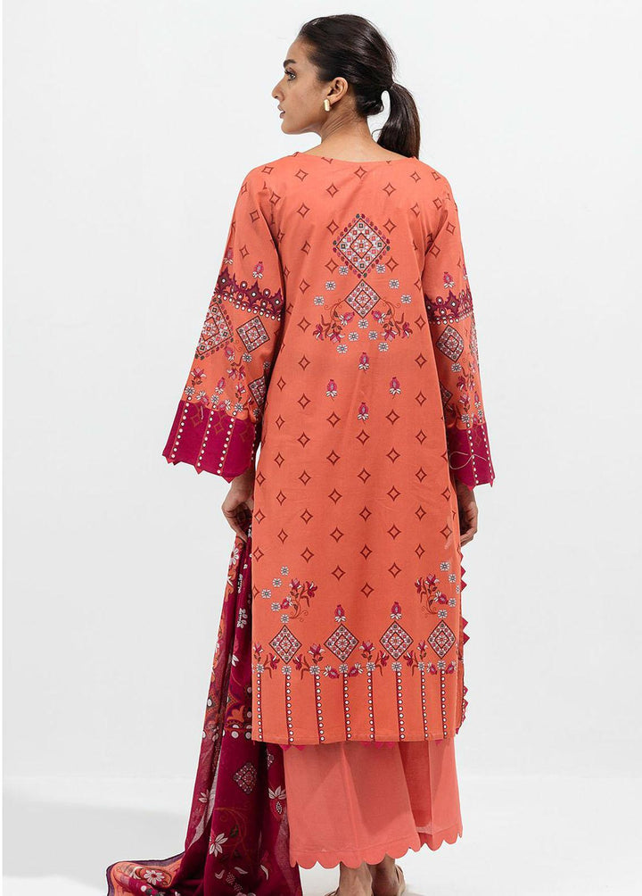 Beechtree Printed Lawn Suits Unstitched 2 Piece BT22SS BT1S22U33 - Summer Collection