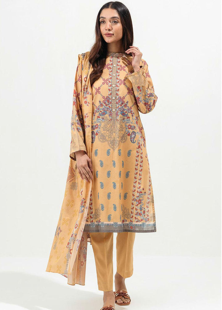 Beechtree Printed Lawn Suits Unstitched 2 Piece BT22SS BT1S22U35 - Summer Collection