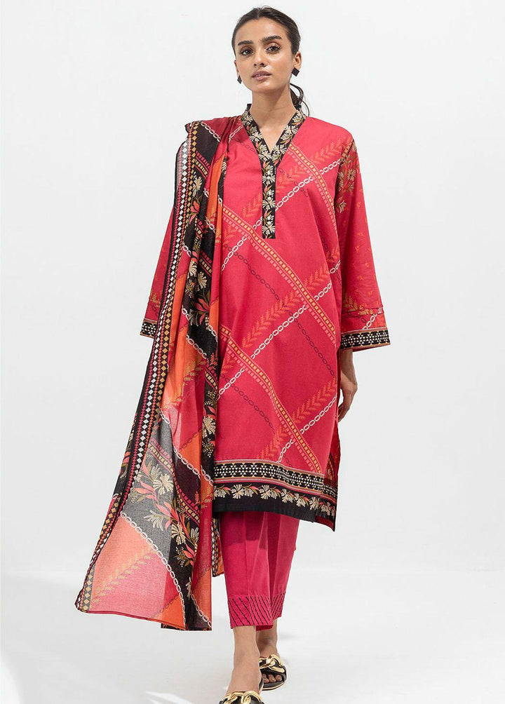 Beechtree Printed Lawn Suits Unstitched 2 Piece BT22SS BT1S22U37 - Summer Collection