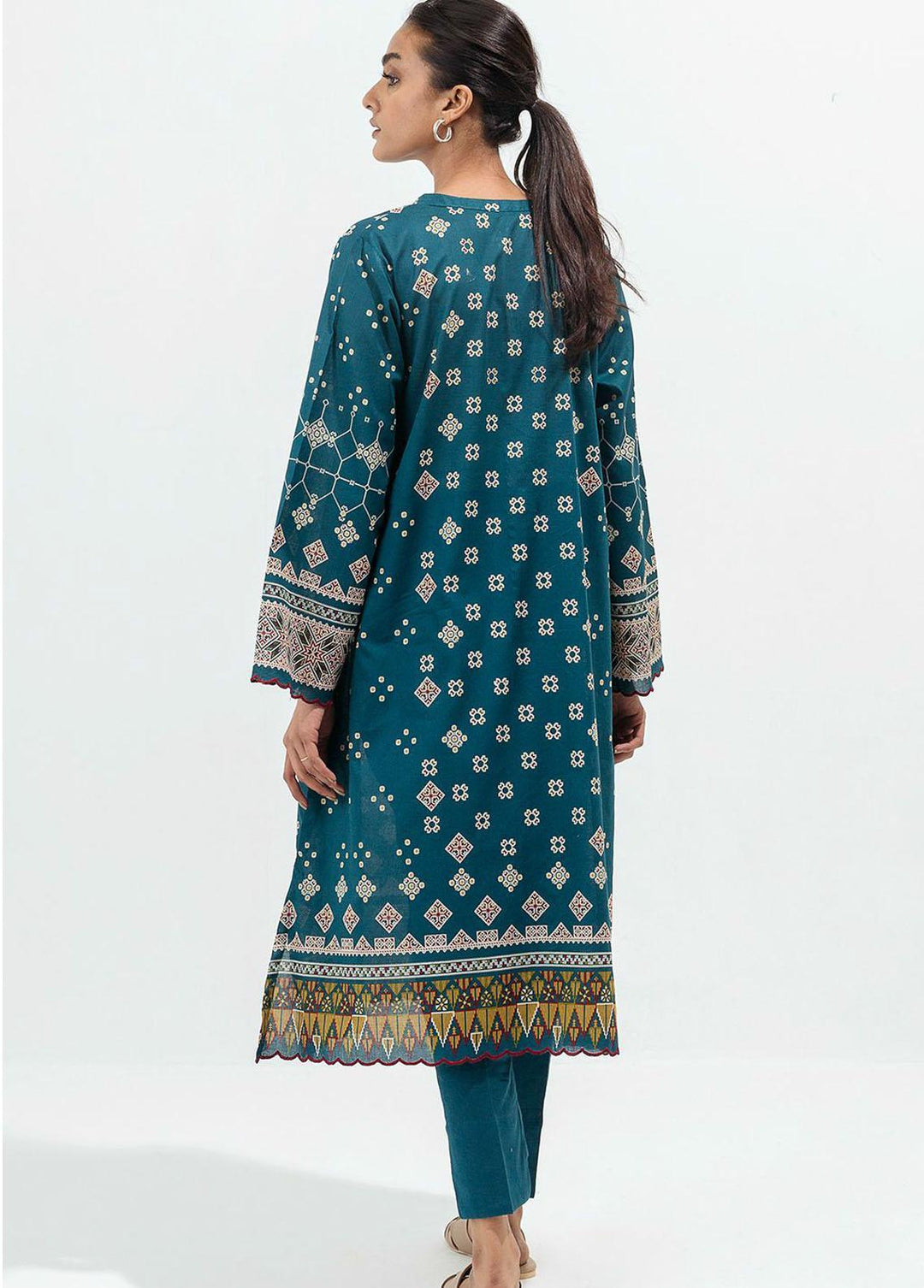 Beechtree Printed Lawn Suits Unstitched 2 Piece BT22SS BT1S22U47 - Summer Collection