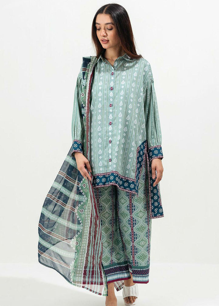 Beechtree Printed Lawn Suits Unstitched 3 Piece BT22SS BT1S22U56 - Summer Collection
